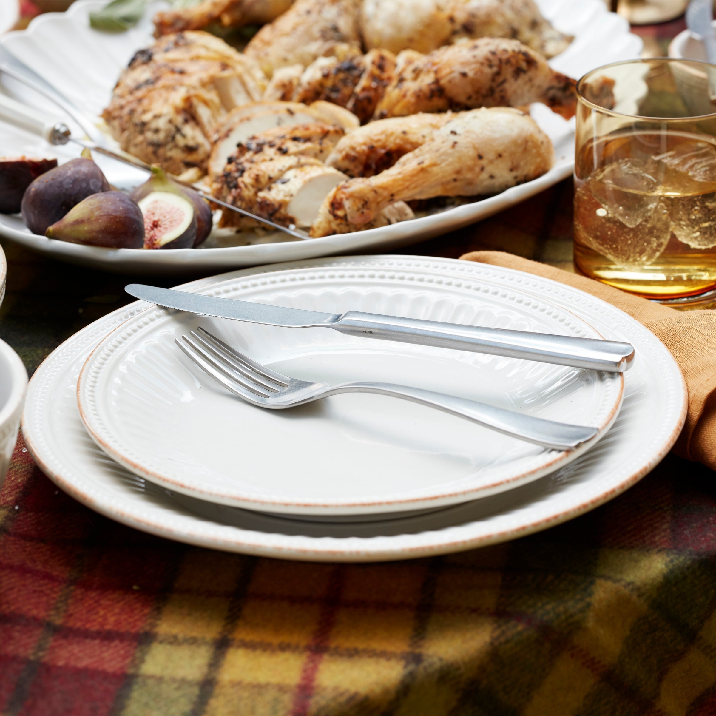 Lenox Westmore French Perle Scallop Vintage 65-Piece Flatware Set - Image 5