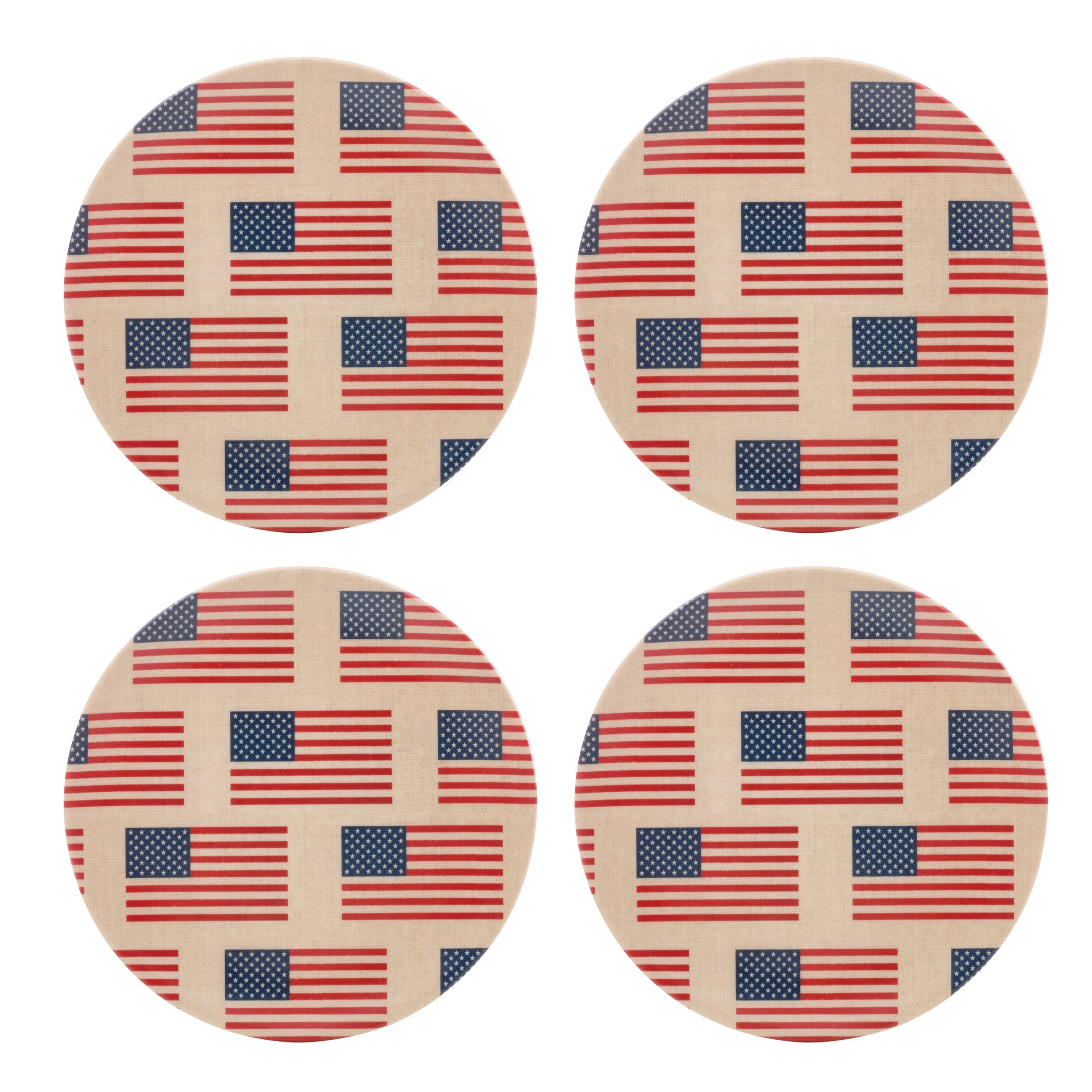 Lenox Westmore Vintage Americana Tidbit Plates - Set Of 4