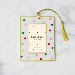 Lenox Westmore Be Jolly Dot Mini Frame Ornament
