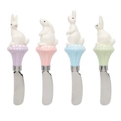 Lenox Westmore Bunny Hop Cheese Spreaders, Set of 4
