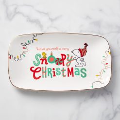 Lenox Westmore Snoopy Christmas Hors d'Oeuvre Tray