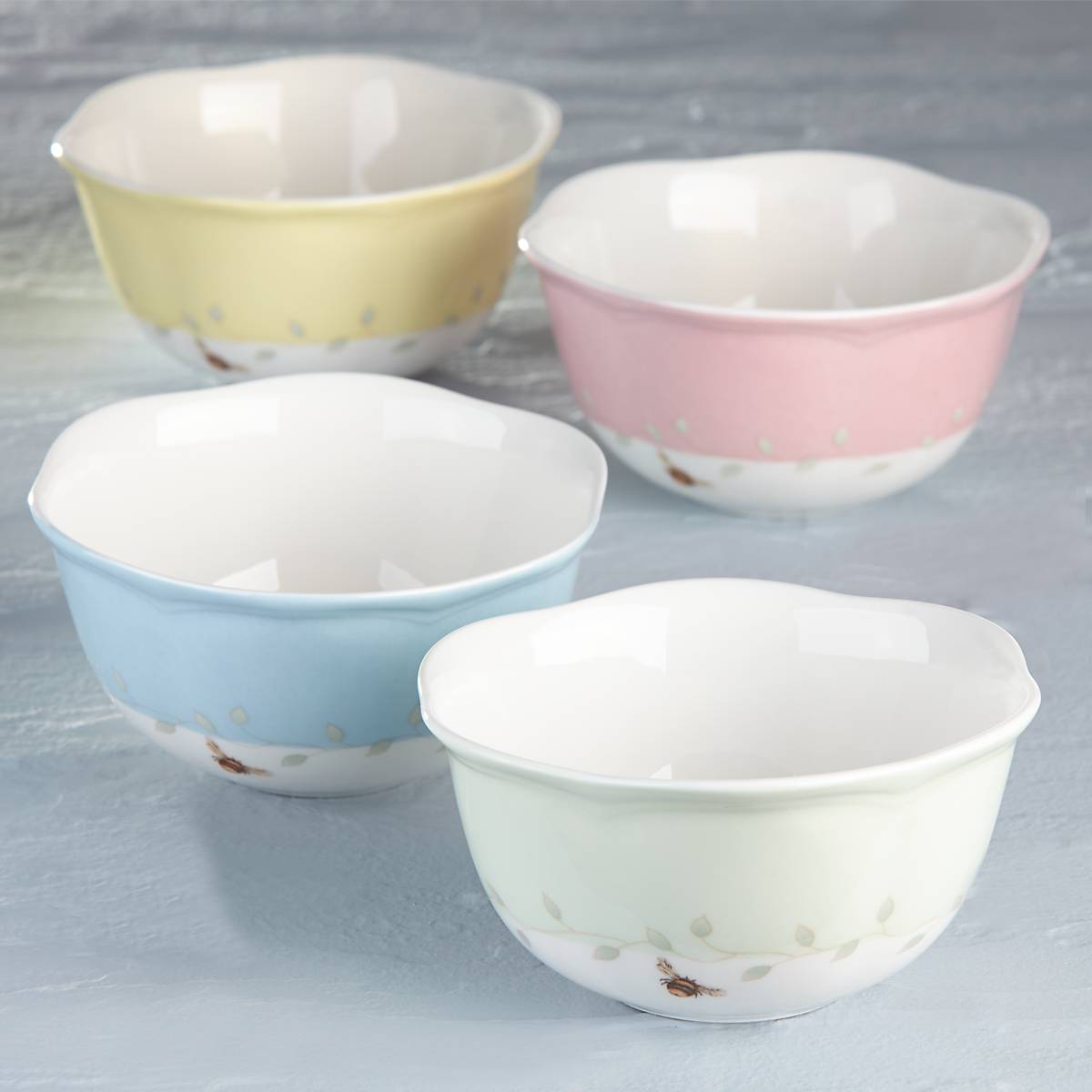 Lenox Westmore Butterfly Meadow Colors 4-Piece Dessert Bowl Set - Image 9