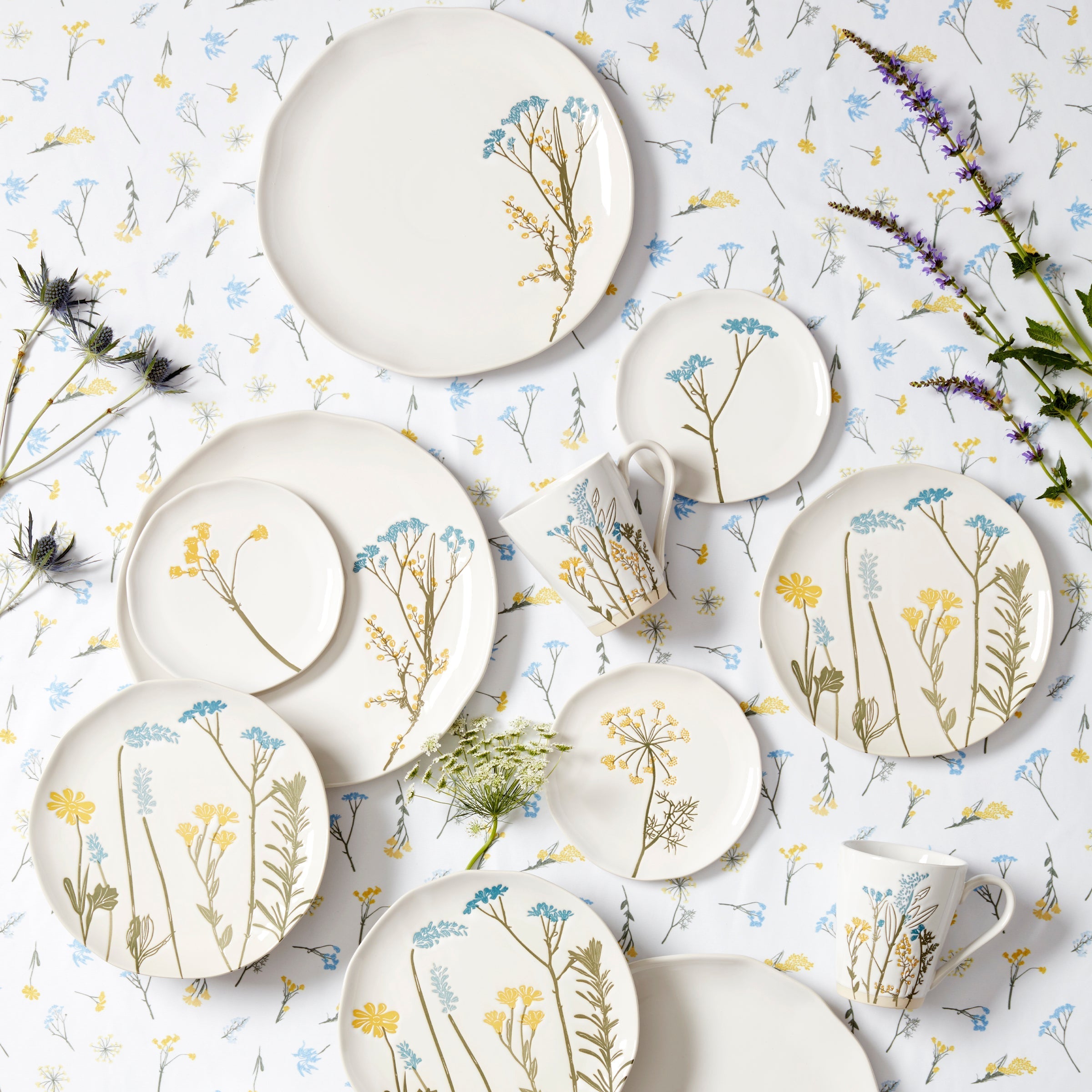 Lenox Westmore Wildflowers Tidbit Plates, Set of 4 - Image 4