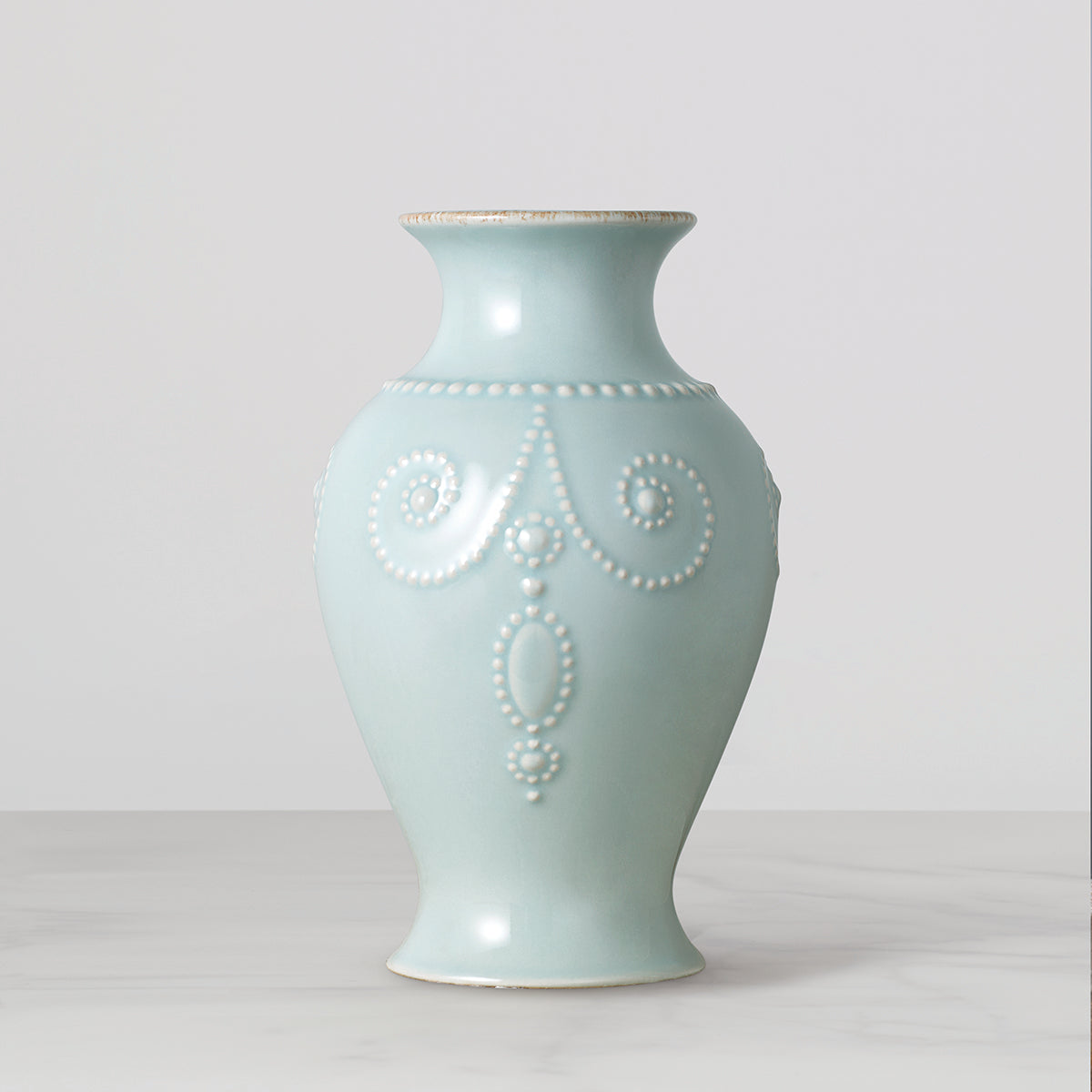 Lenox Westmore French Perle Ice Blue Bouquet Vase