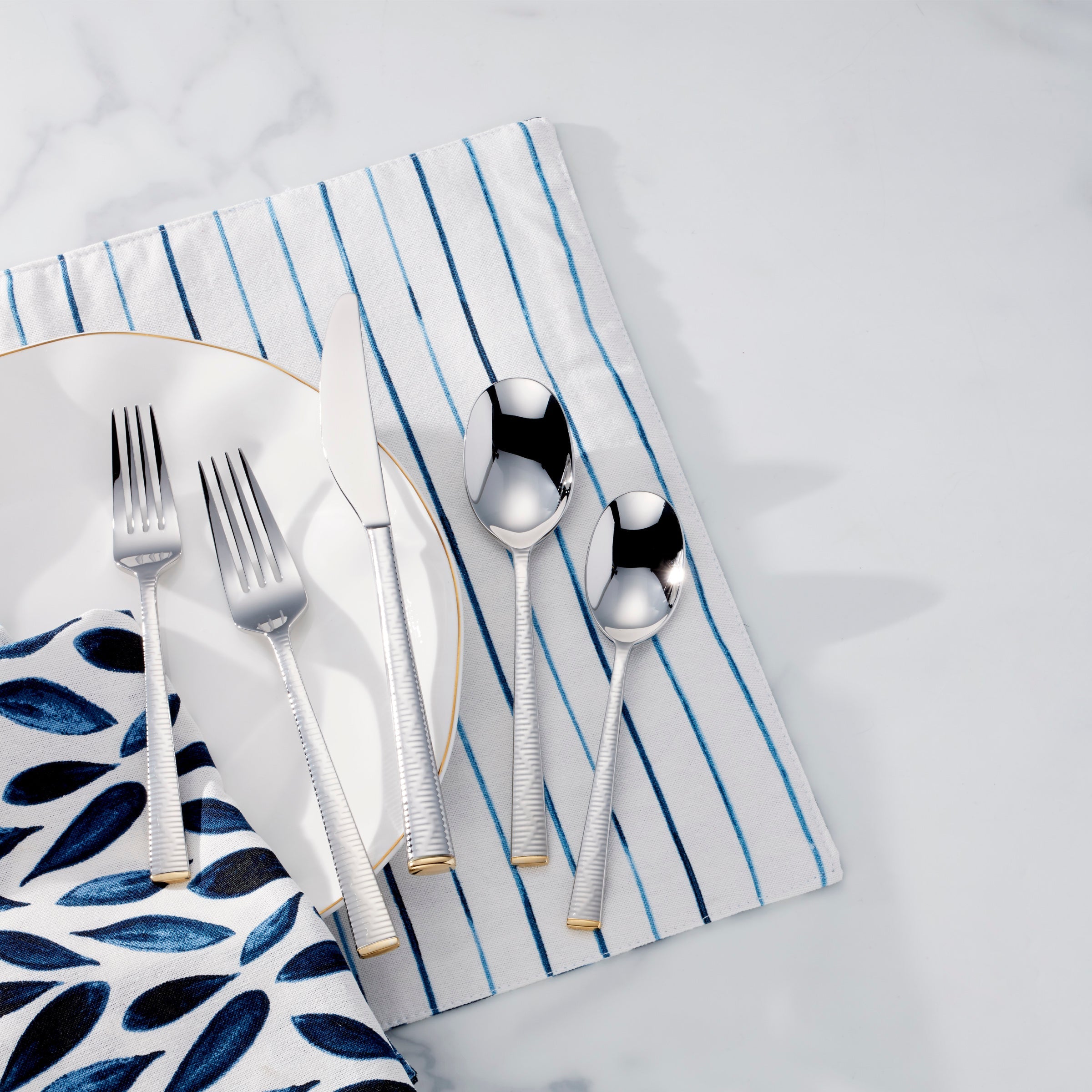 Lenox Westmore Blue Bay 20-Piece Flatware Set - Image 4