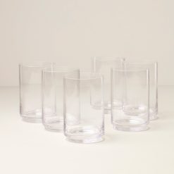 Lenox Westmore Tuscany Stackable Glass Coolers, Set of 6