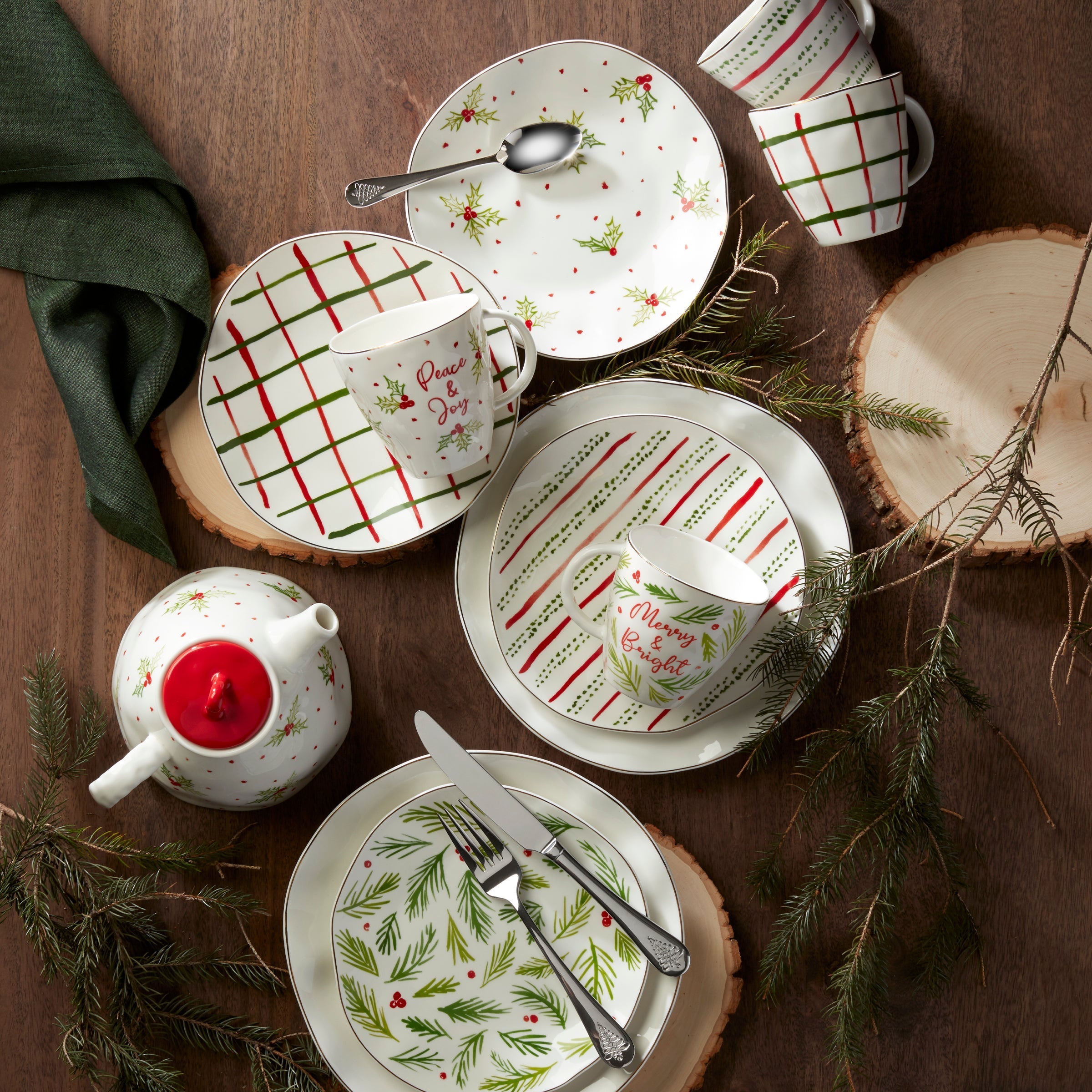 Lenox Westmore Bayberry 12-Piece Dessert Set - Image 2