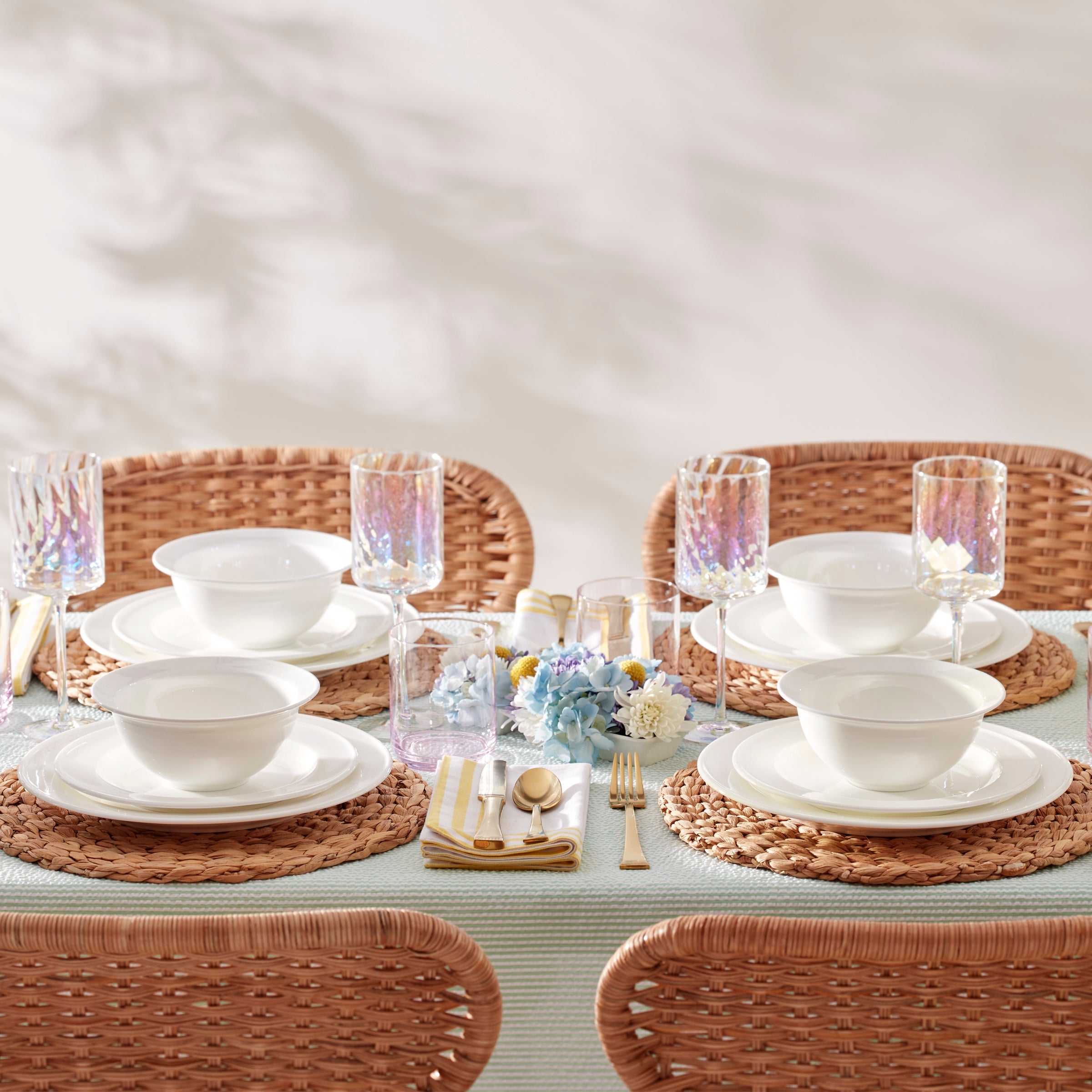Lenox Westmore Tuscany Stackable Blush Tall Glasses, Set of 4 - Image 5