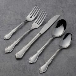 Alternative view of Lenox Westmore True Rose 45 Piece Everyday Flatware Set, Service For 8