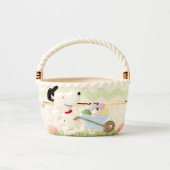 Lenox Westmore Snoopy Easter Basket
