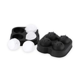 Alternative view of Lenox Westmore Black 4 Sphere Silicone Ice Mold