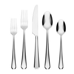 Alternative view of Lenox Westmore Geo 20-Piece Flatware Set