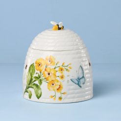 Alternative view of Lenox Westmore Butterfly Meadow Honeycomb Candy Jar