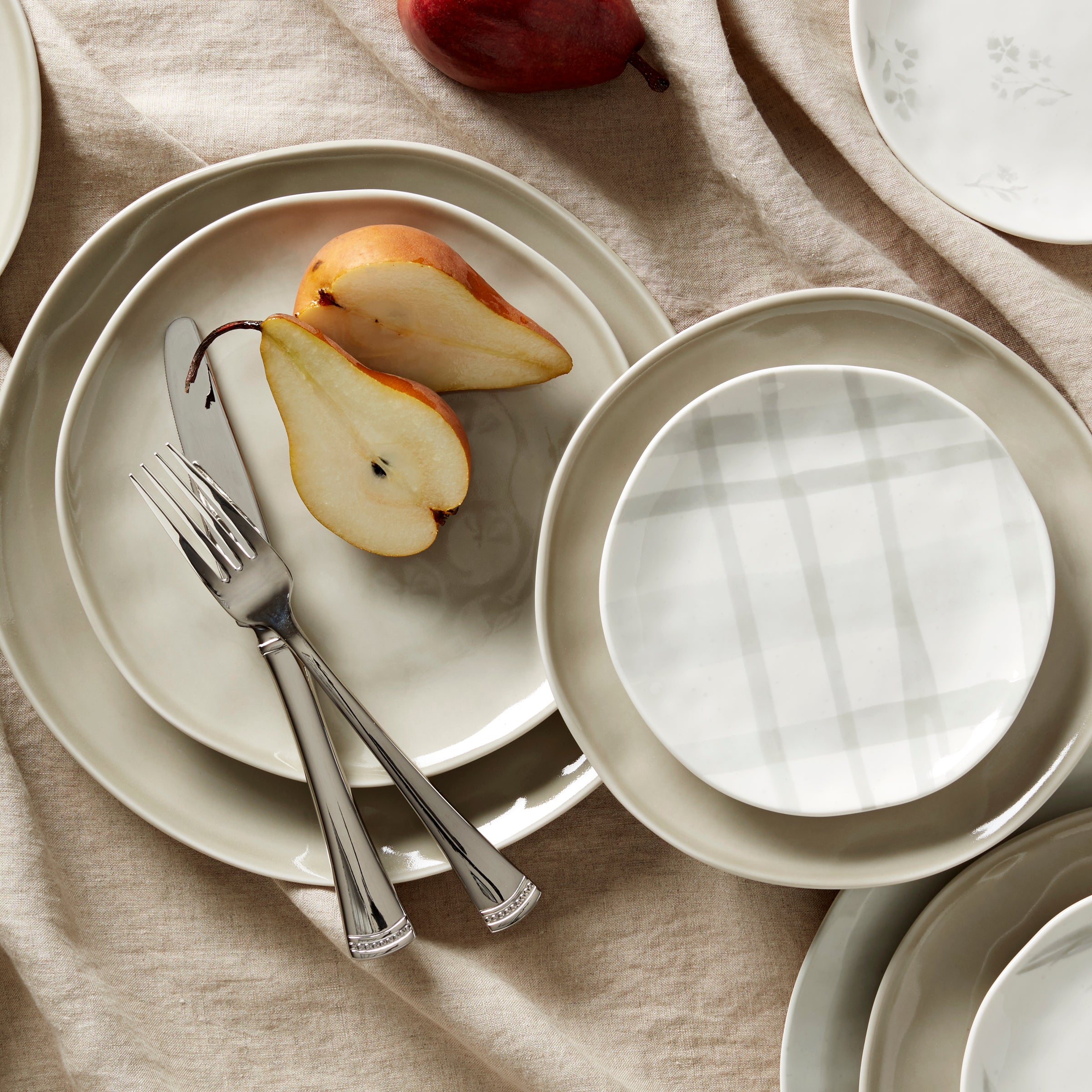Lenox Westmore Bay Colors Grey Dinner Plates, Set of 4 - Image 3