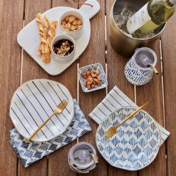 Alternative view of Lenox Westmore Blue Bay Melamine Assorted Accent Plates, Set of 4