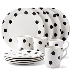 Lenox Westmore Deco Dot 12-Piece Dinnerware Set