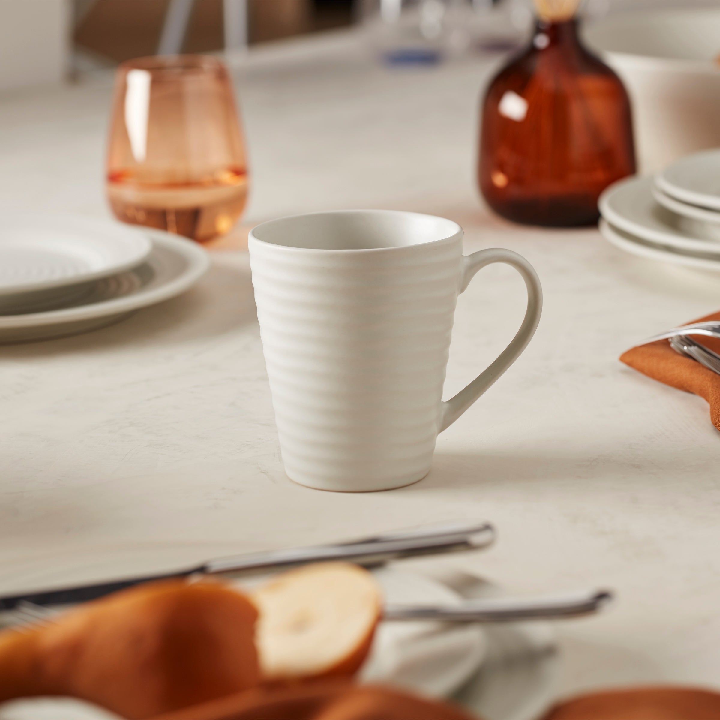 Lenox Westmore Ridge White Mugs, Set of 4 - Image 2