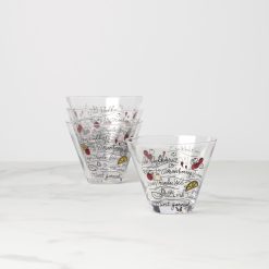 Lenox Westmore Make Merry Stemless Martini Glasses, Set of 4