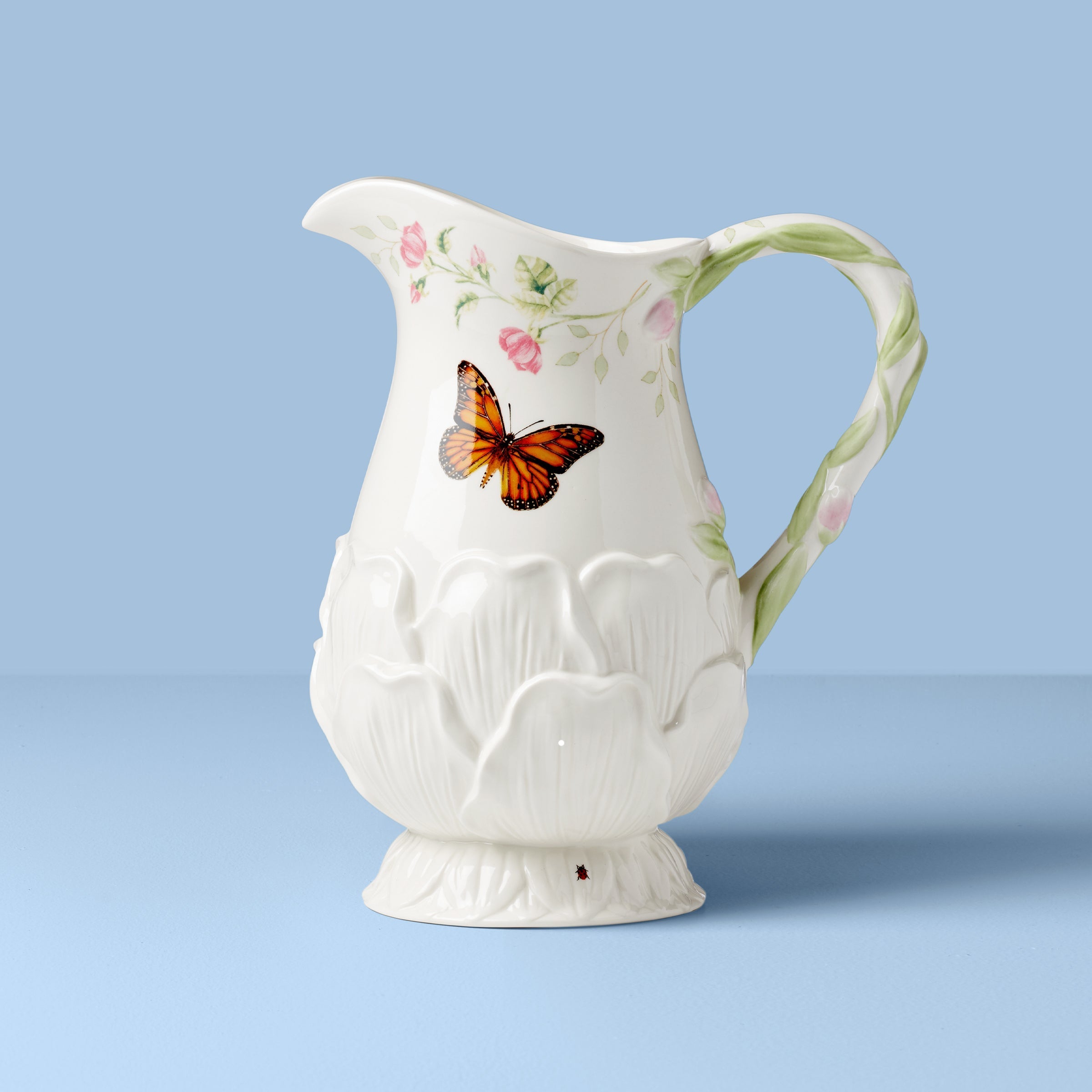 Lenox Westmore Butterfly Meadow Floral Pitcher
