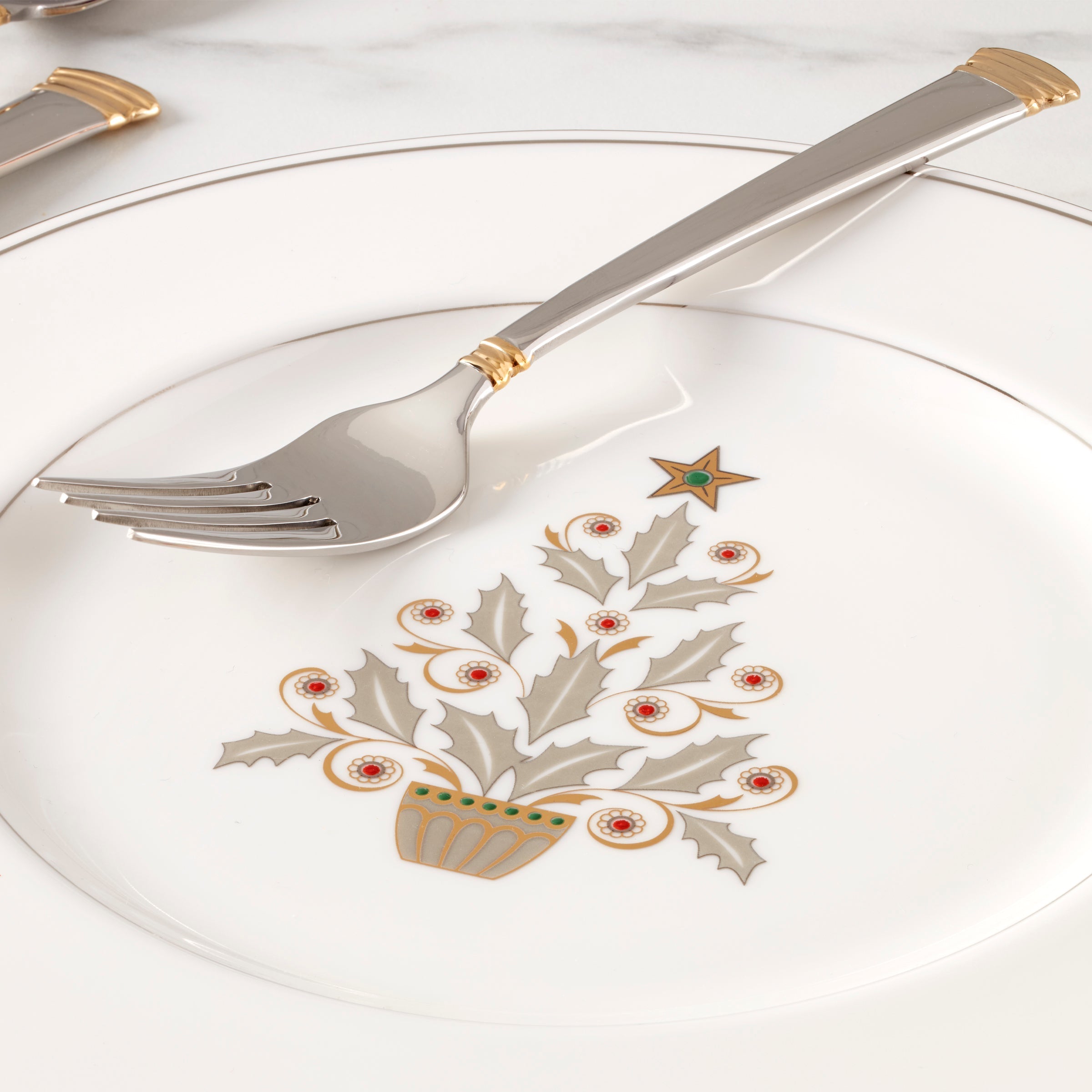 Lenox Westmore Federal Platinum Tree Accent Plates, Set of 4 - Image 3
