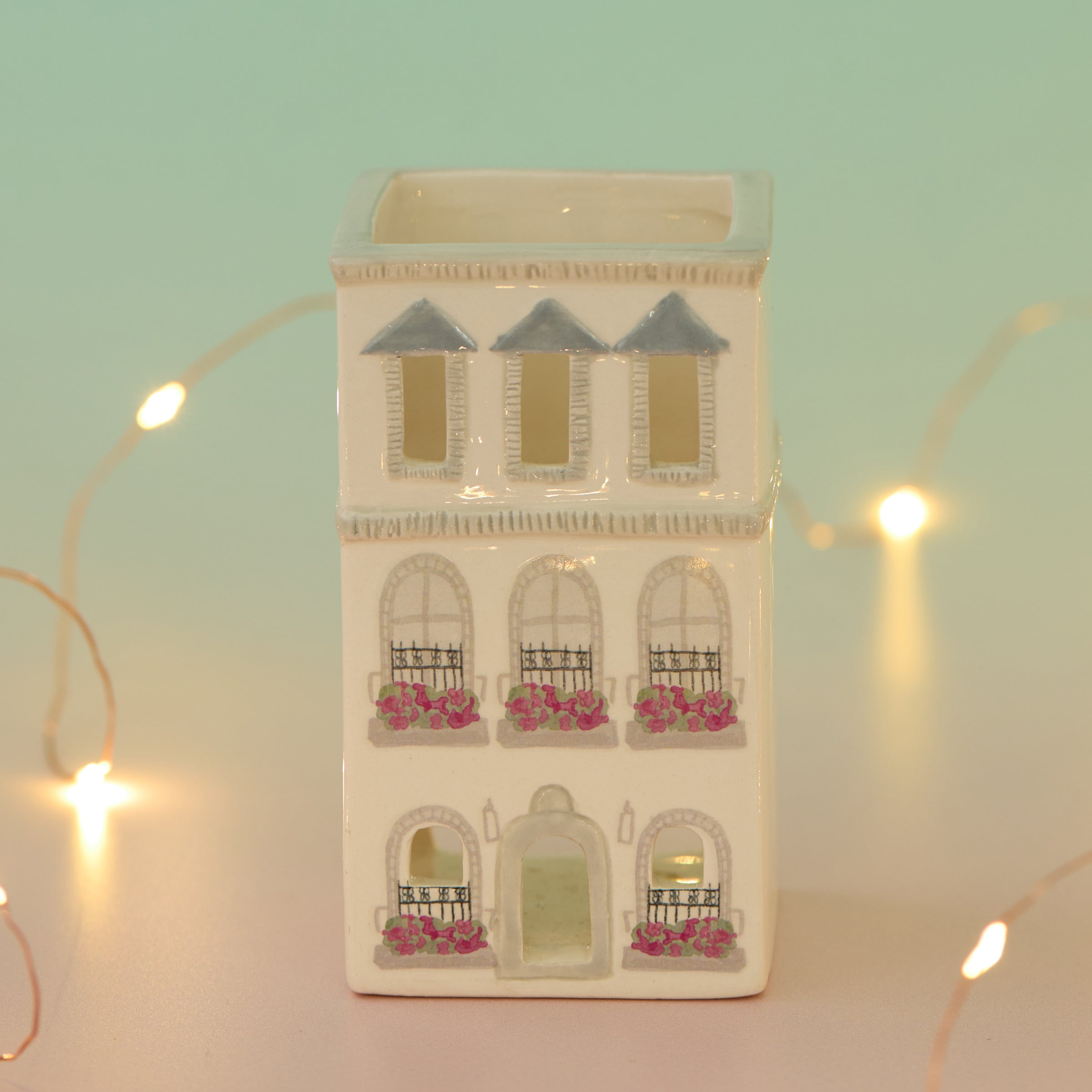 Lenox Westmore Parisian Townhouse Incense & Tea Light Holder - Image 2