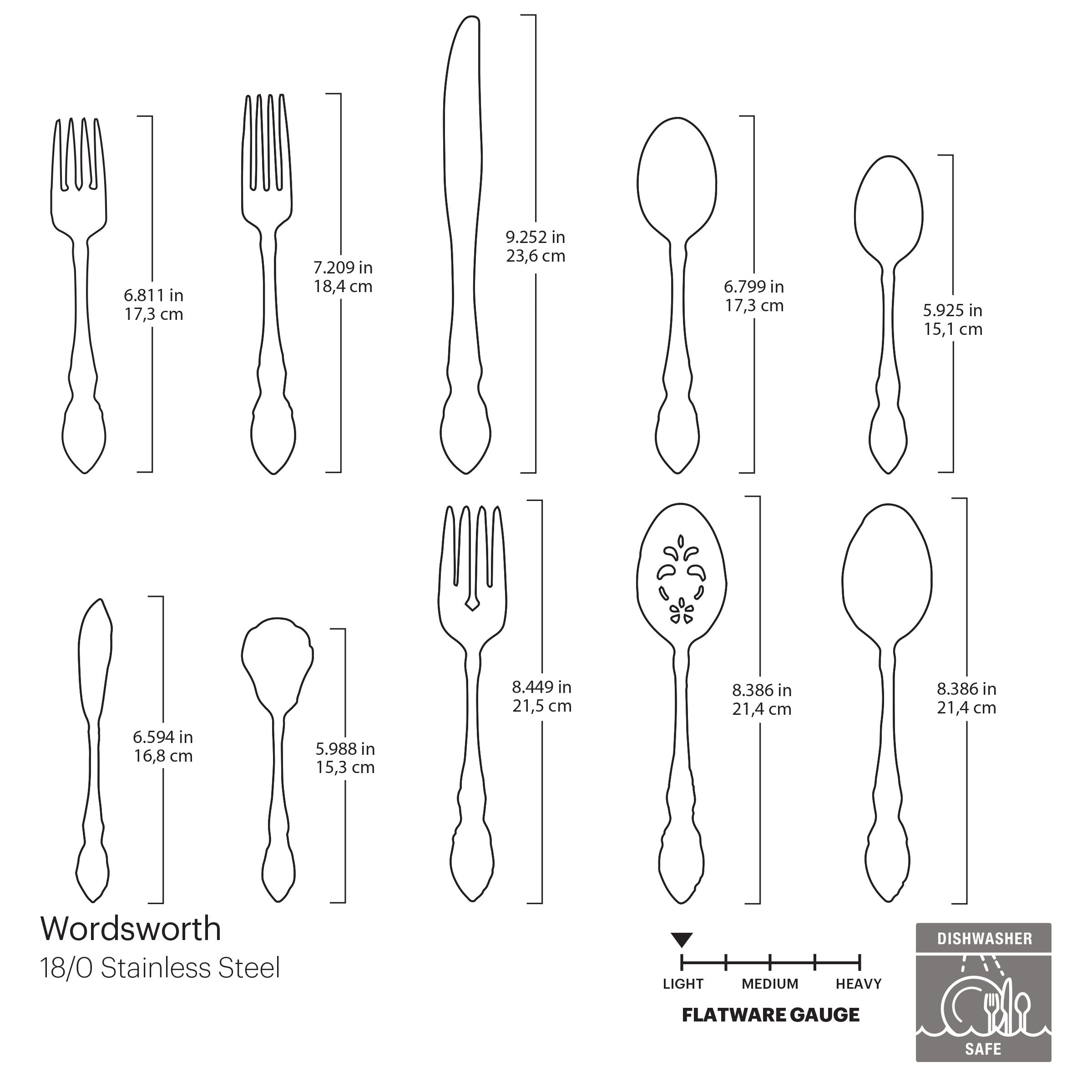 Lenox Westmore Wordsworth 45-Piece Flatware Set - Image 4