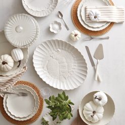 Alternative view of Lenox Westmore French Perle Scallop White Serving Bowl