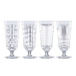 Lenox Westmore New Vintage Crystal Iced Beverage Glasses, Set of 4