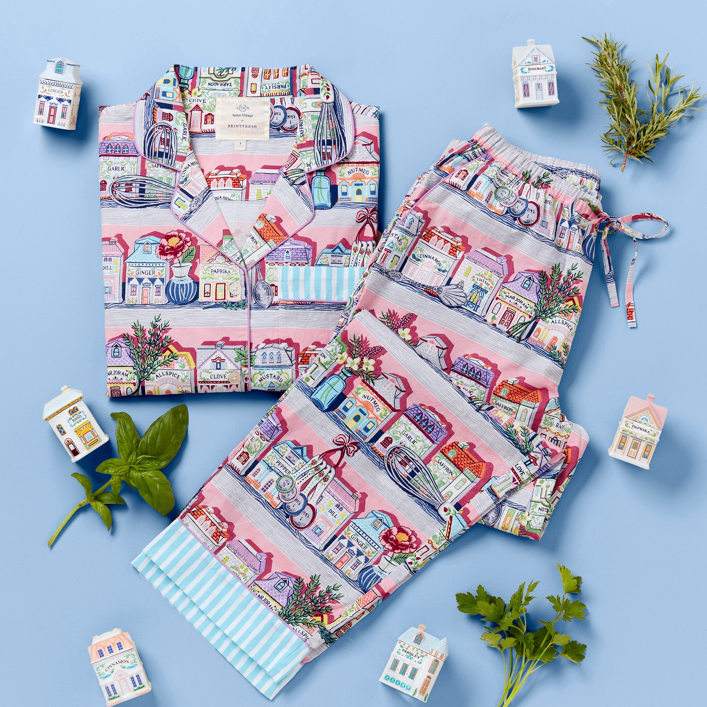 Lenox Westmore Spice Village - Long Set - Kitchen Pink - L