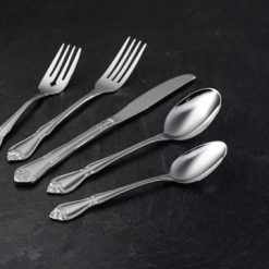 Alternative view of Lenox Westmore True Rose Everyday Flatware Tall Drink Spoons, Set Of 4