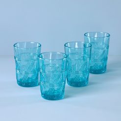 Lenox Westmore Butterfly Meadow Blue Tall Glasses, Set of 4
