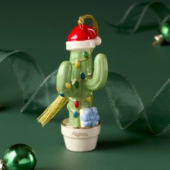 Alternative view of Lenox Westmore Personalized Christmas Cactus Ornament