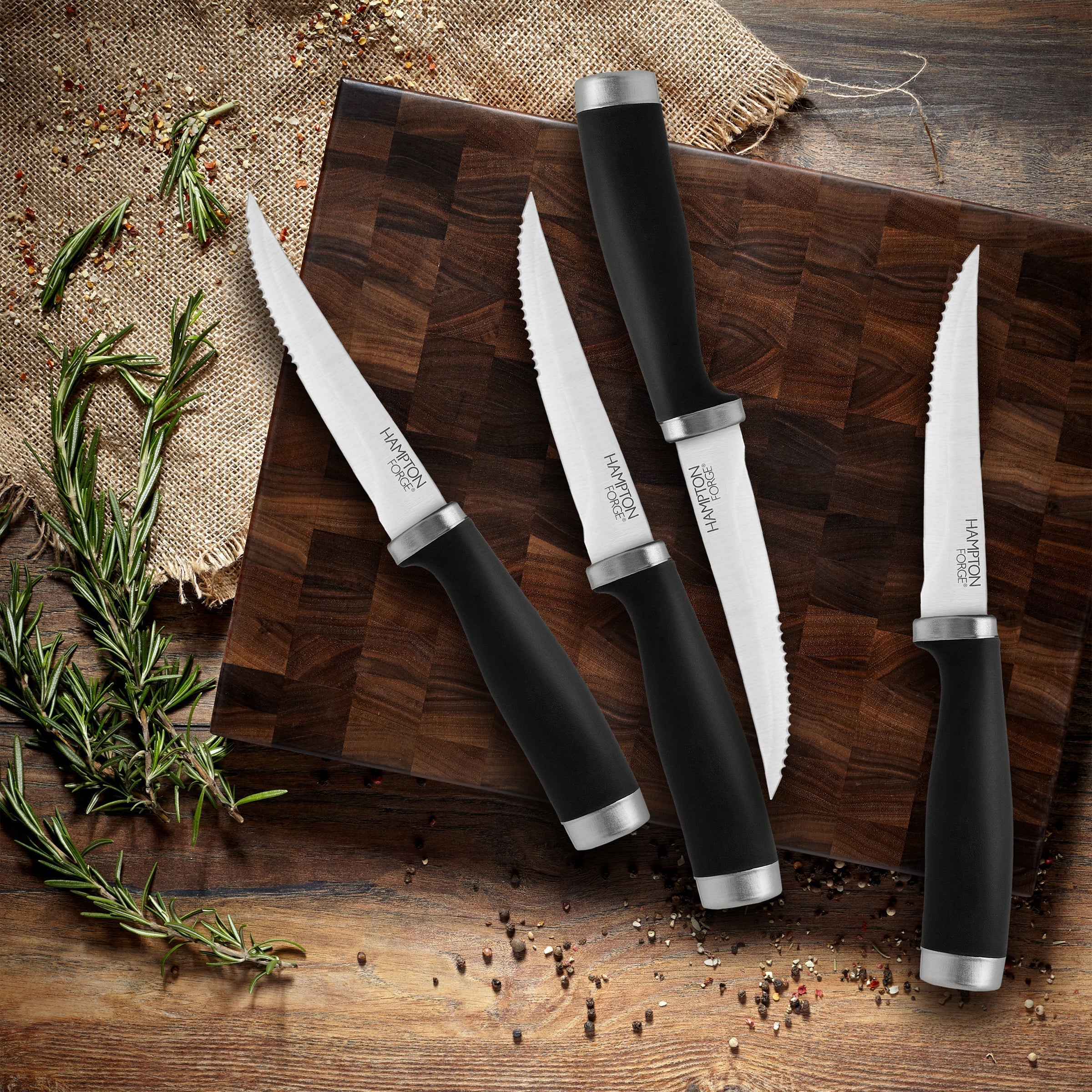 Lenox Westmore Epicure Black Steak Knives, Set of 4 - Image 3