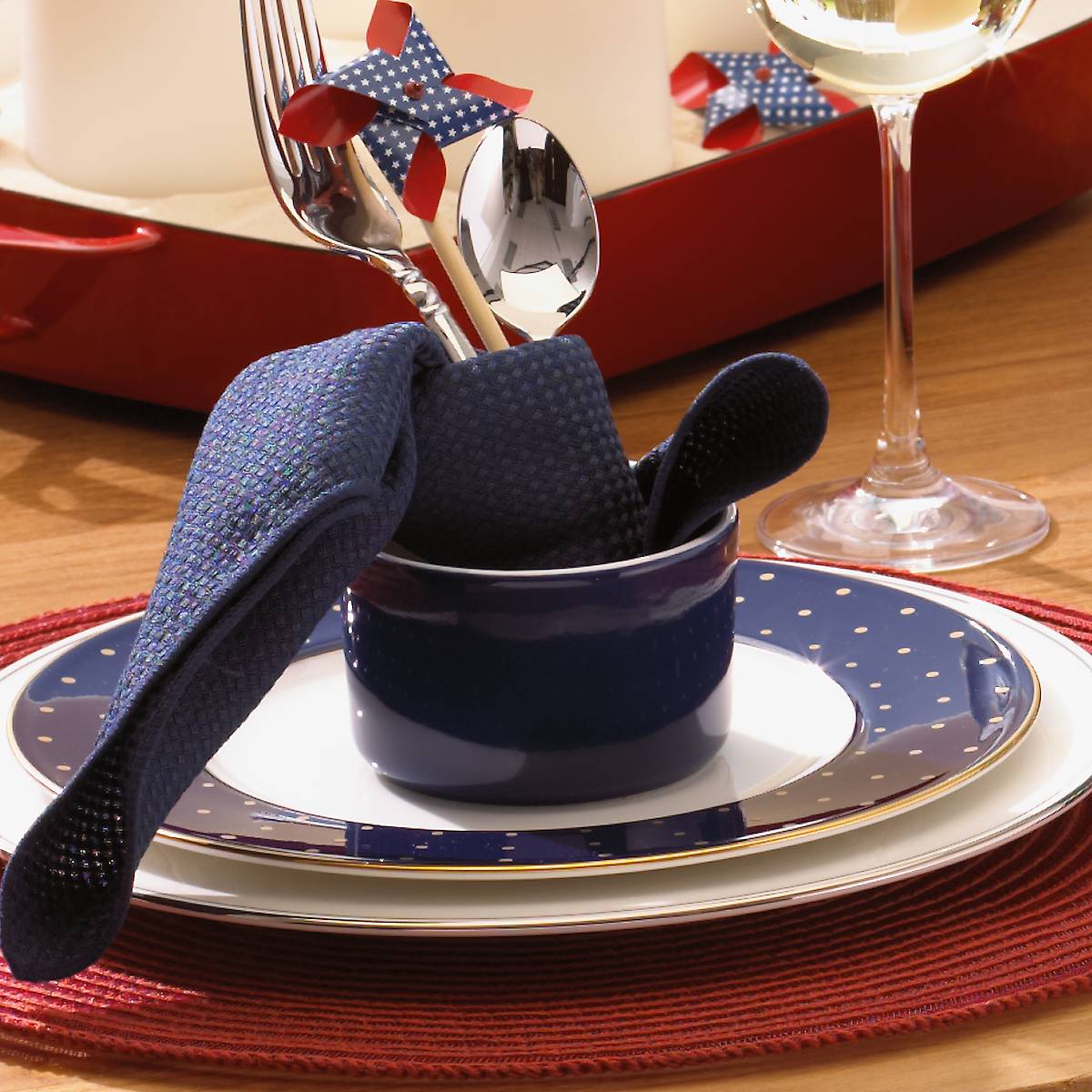 Lenox Westmore Federal Platinum 5-Piece Place Setting - Image 5