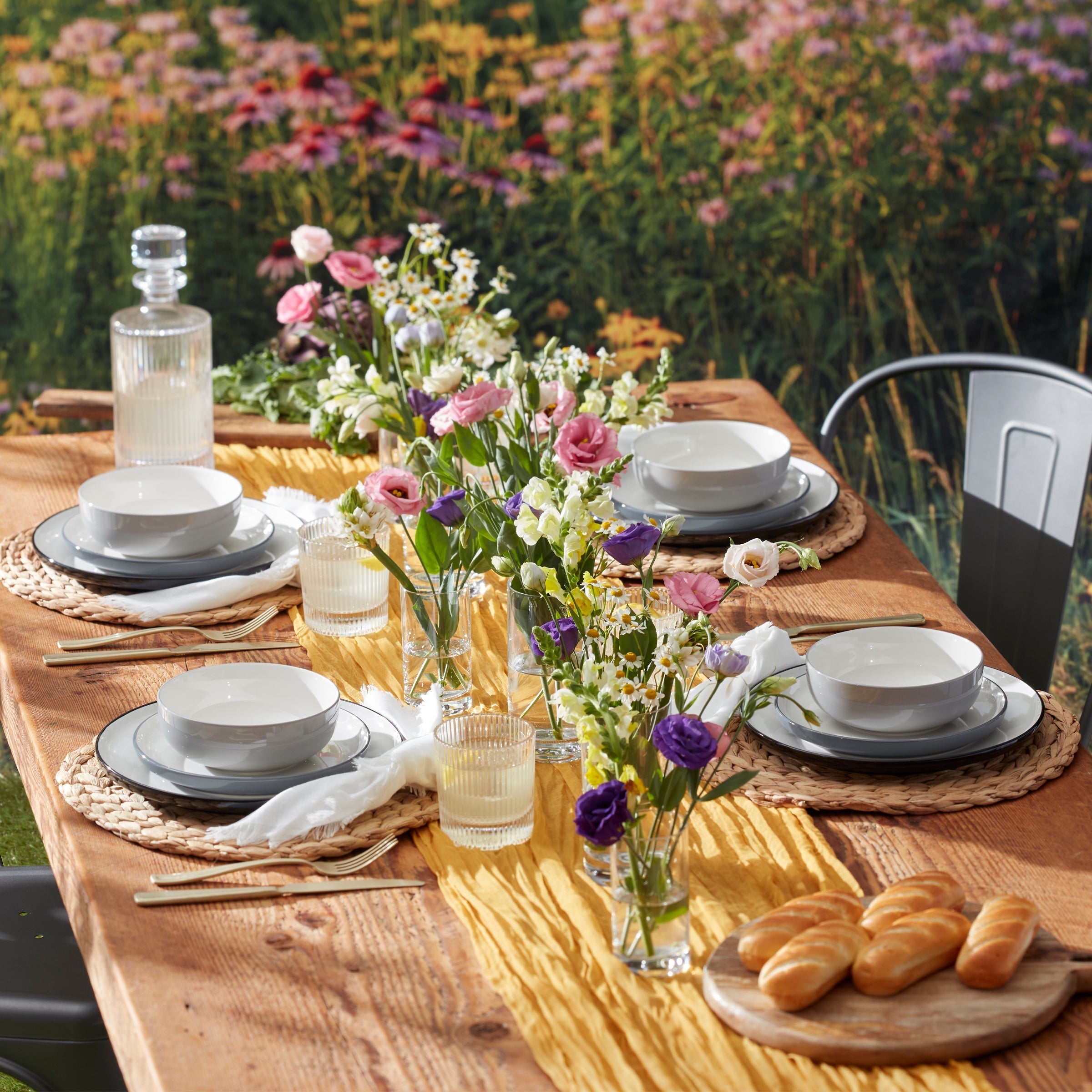 Lenox Westmore 24 Seven Colors Pumice 12-Piece Dinnerware Set - Image 2