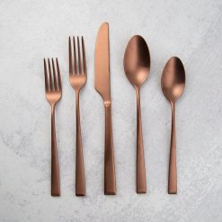 Lenox Westmore Marlise Copper Satin 20-Piece Flatware Set