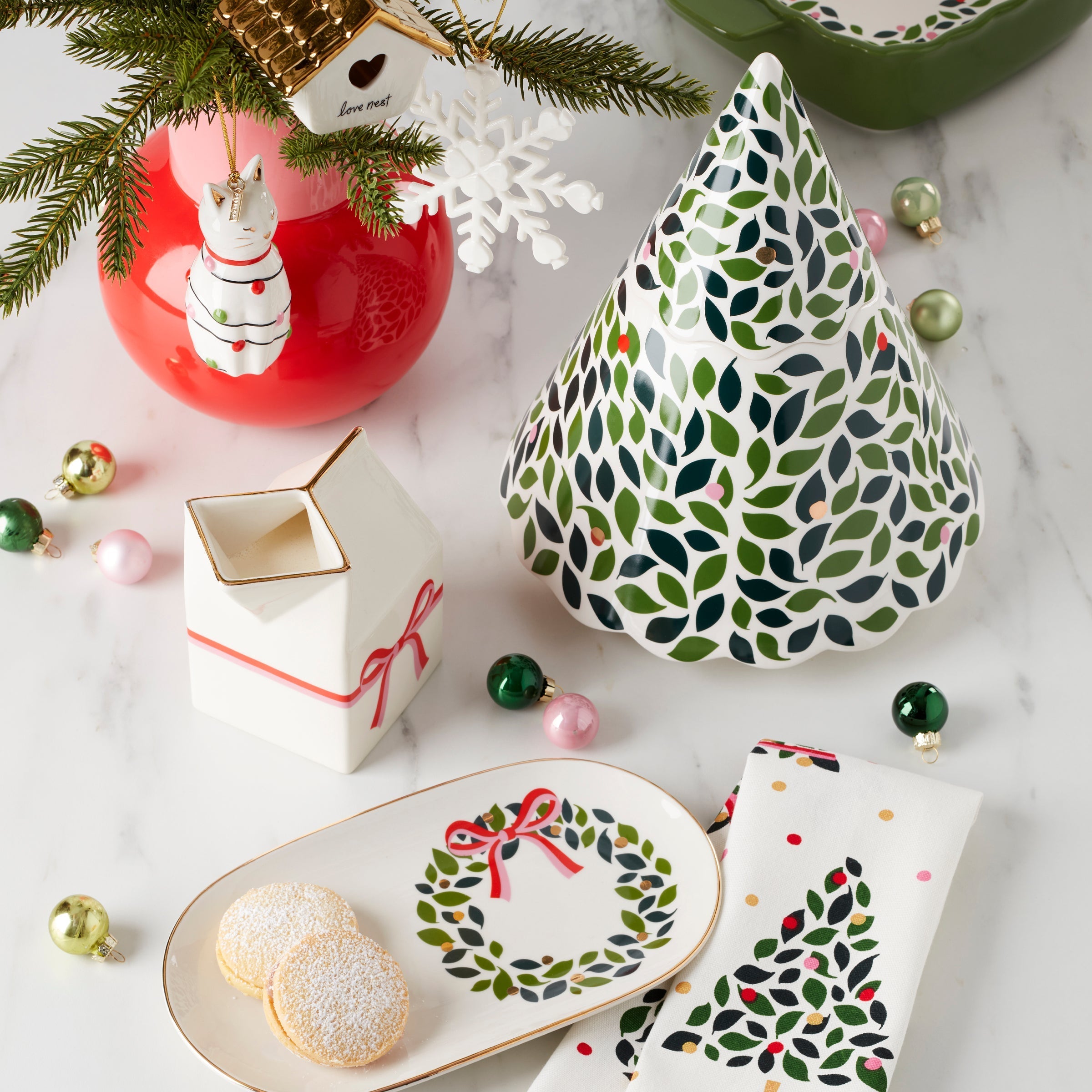 Lenox Westmore Evergreen Treat Jar - Image 2