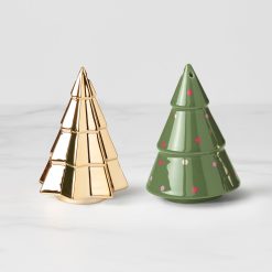 Lenox Westmore Figural Evergreen Tree Salt & Pepper Set