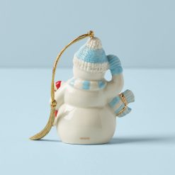 Alternative view of Lenox Westmore Personalized Winter Snowman Ornament