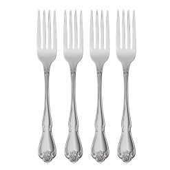 Lenox Westmore True Rose Everyday Flatware Dinner Forks, Set Of 4