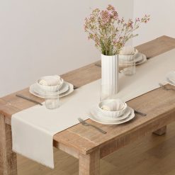 Lenox Westmore French Perle Natural 70x14 Table Runner