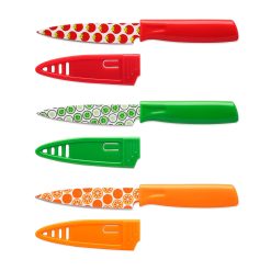 Lenox Westmore Printed Fruit 3-Piece Paring Knife Set