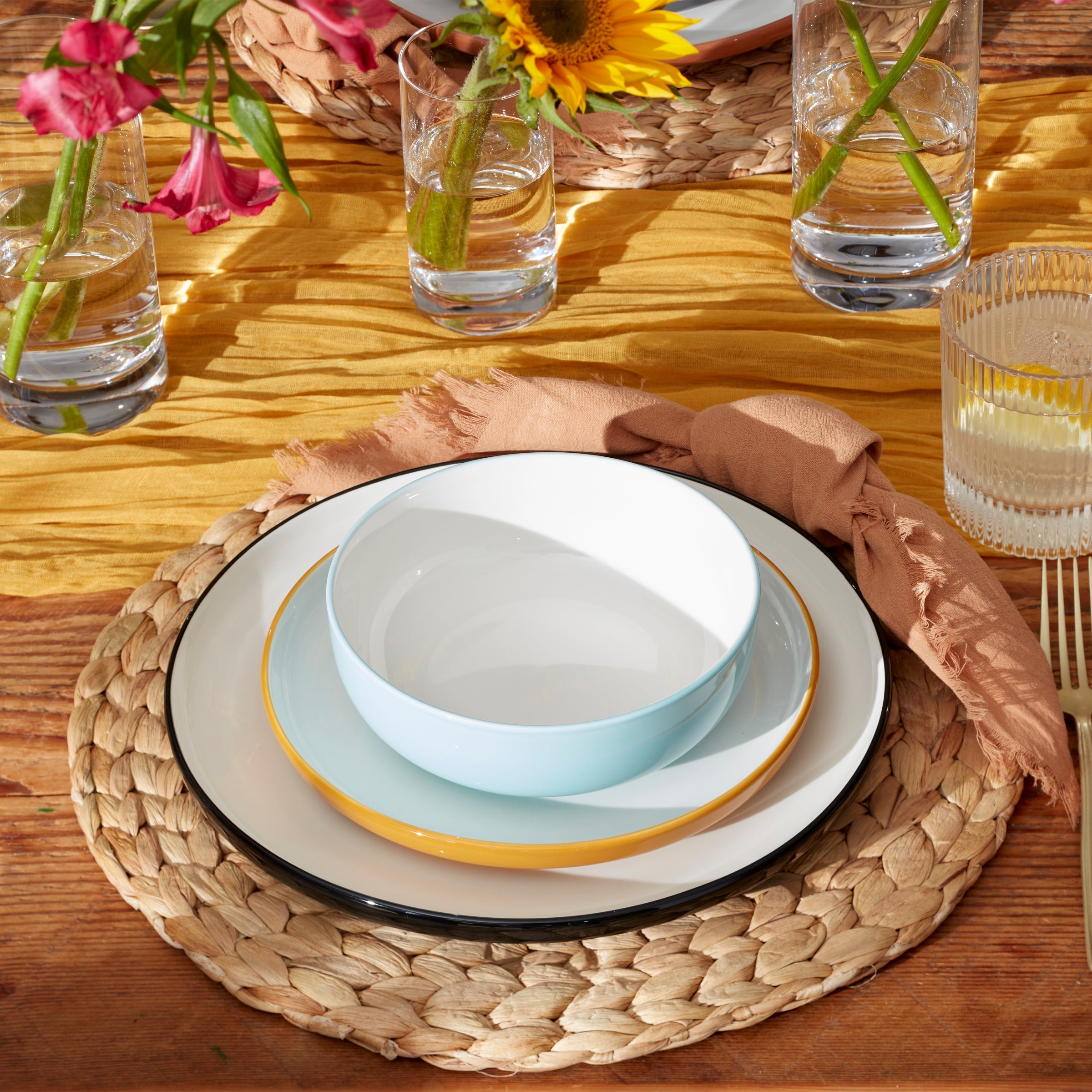 Lenox Westmore 24 Seven Colors Sunbaked 12-Piece Dinnerware Set - Image 2