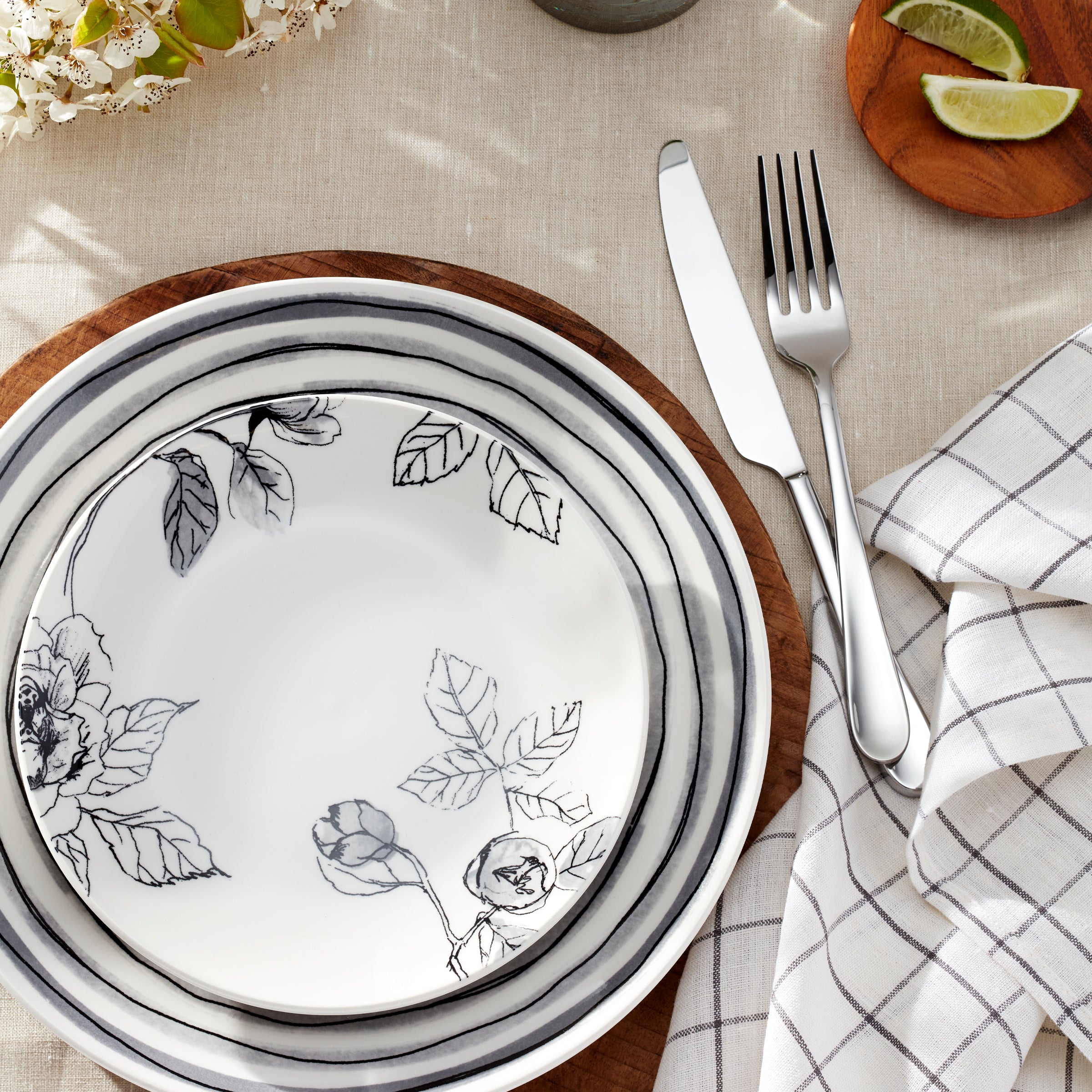 Lenox Westmore Sketchbook 12-Piece Dinnerware Set - Image 10