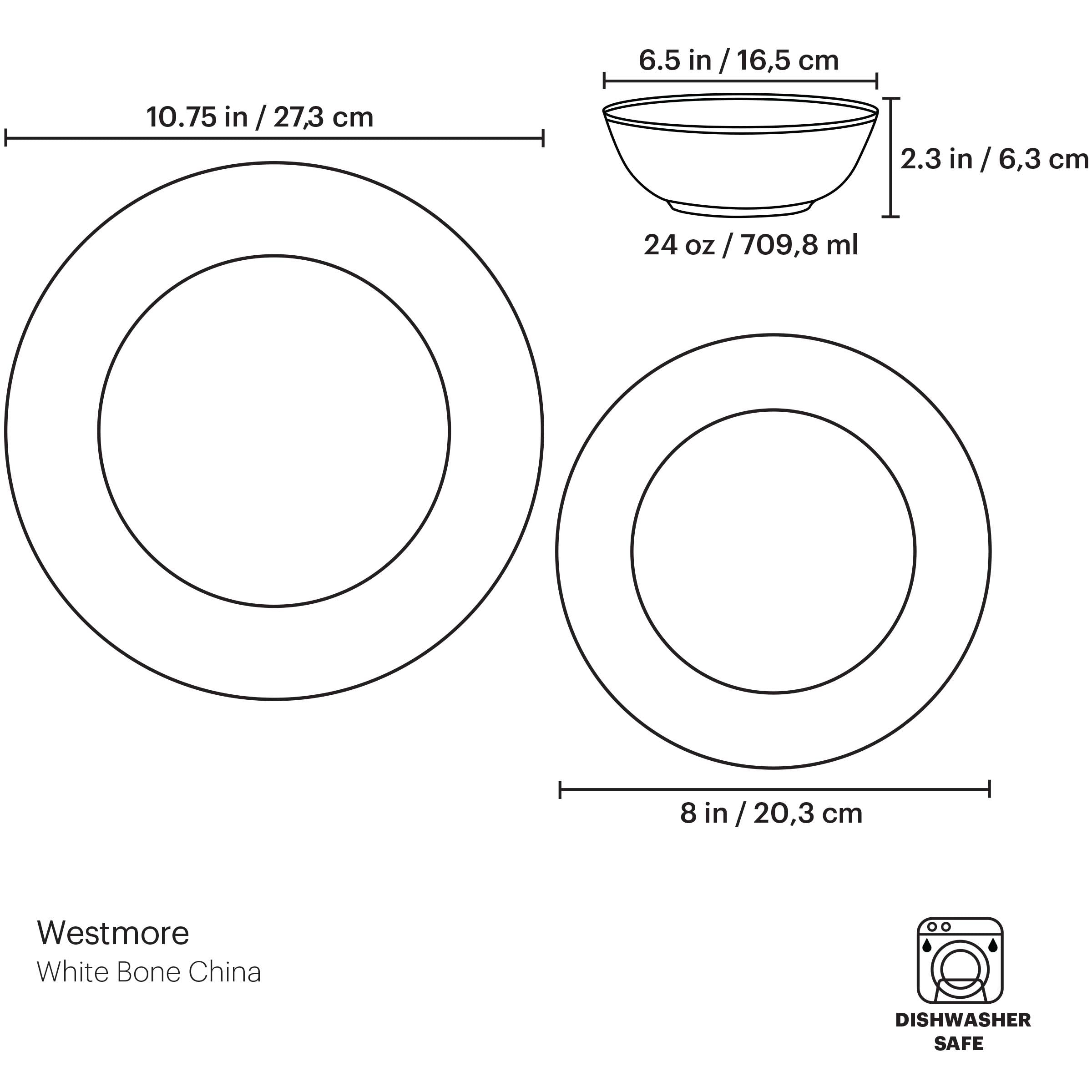 Lenox Westmore Westmore 3-Piece Place Setting - Image 6