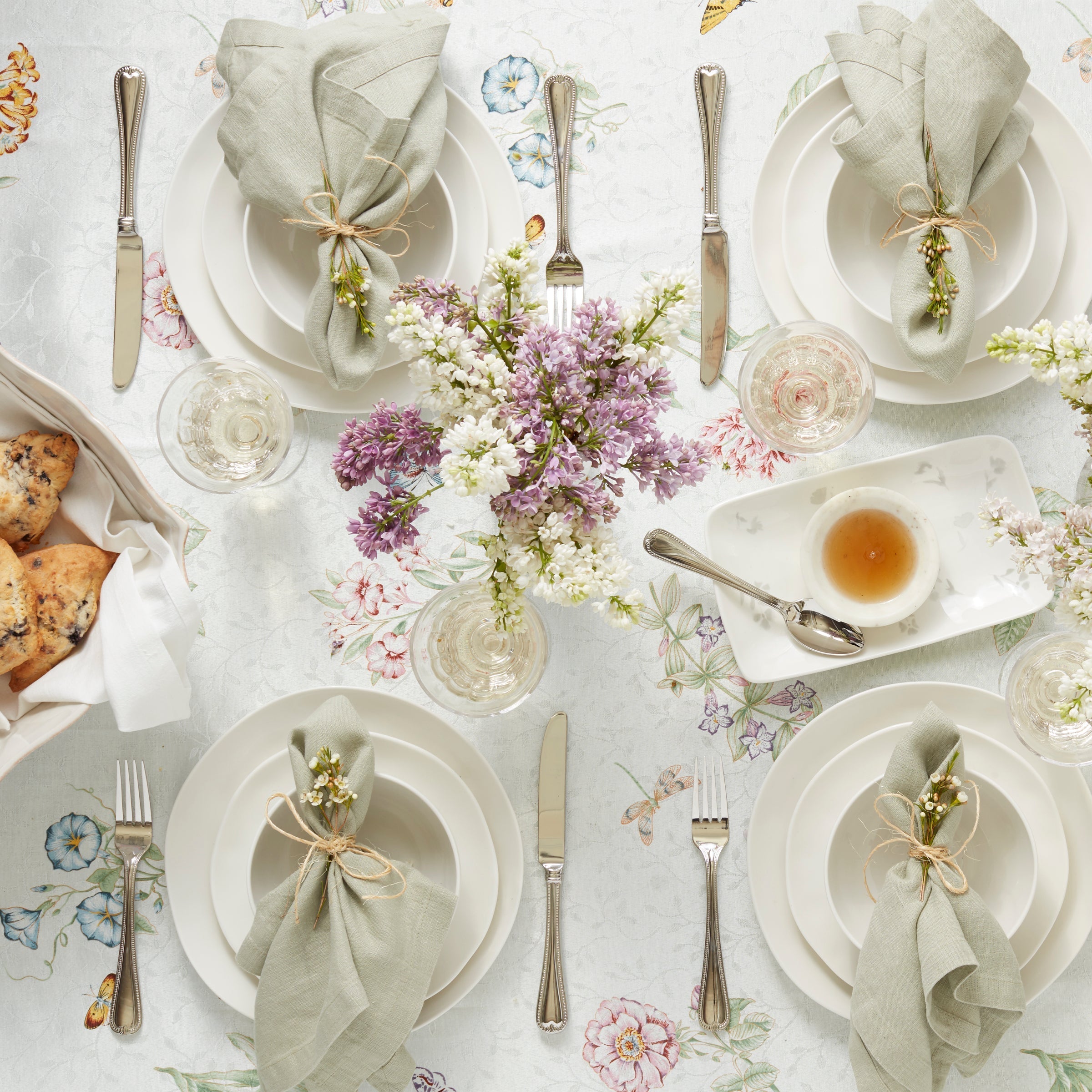 Lenox Westmore Bay Colors White 12-Piece Dinnerware Set - Image 3