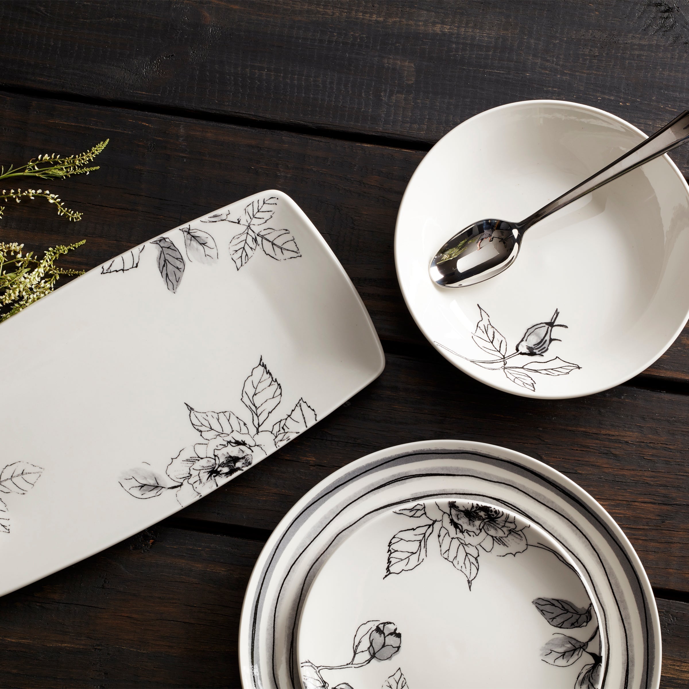 Lenox Westmore Sketchbook 12-Piece Dinnerware Set - Image 5