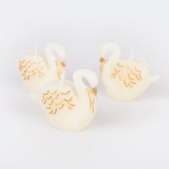 Lenox Westmore Swan Candles, Set of 3