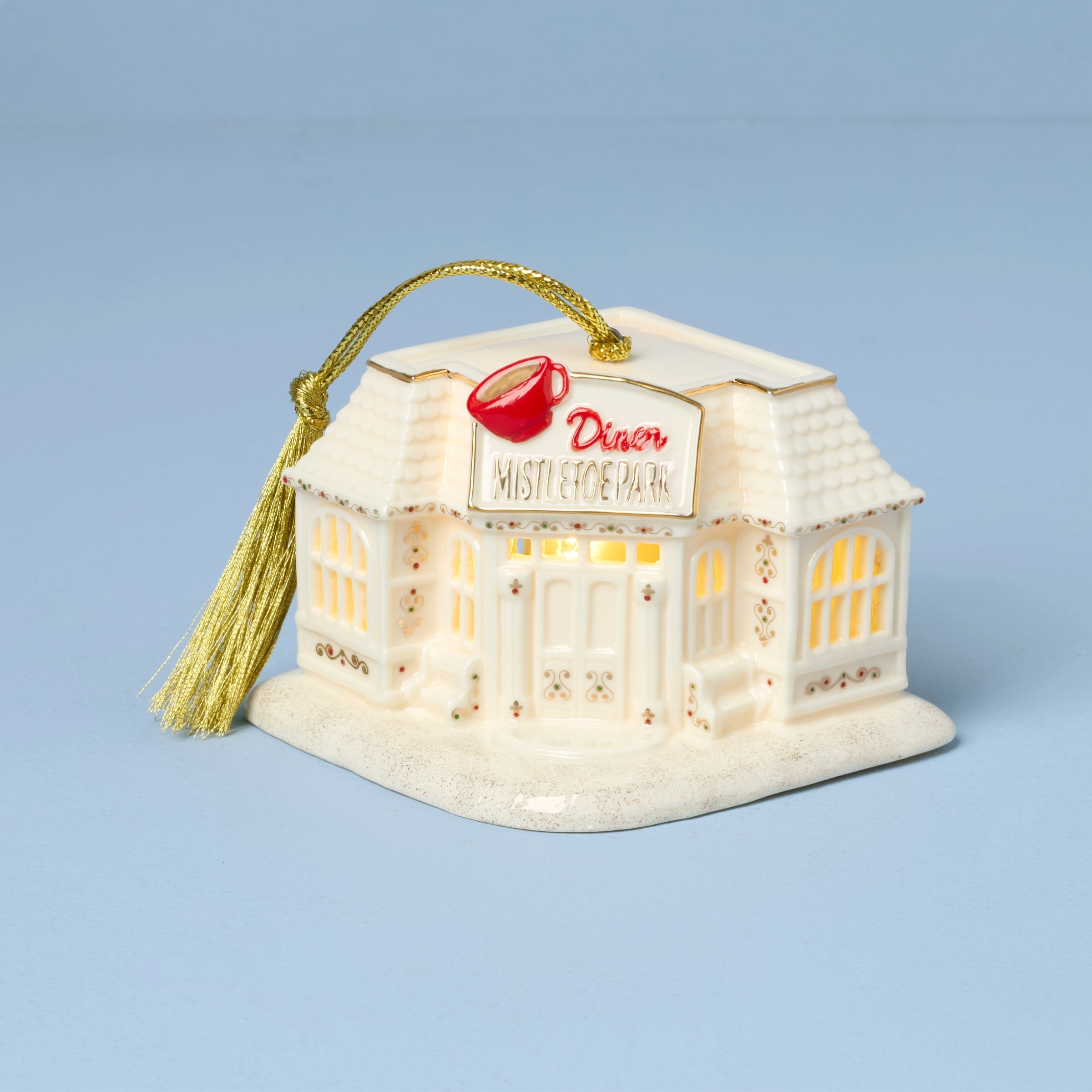 Lenox Westmore Mistletoe Park Diner Lit Ornament - Image 2