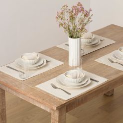 Lenox Westmore French Perle Natural 13x18 Placemats, Set of 4